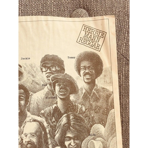 1974 HERBIE MANN Reggae ATLANTIC SD-1655 LP Good Condition Great Wall Art - Picture 7 of 12
